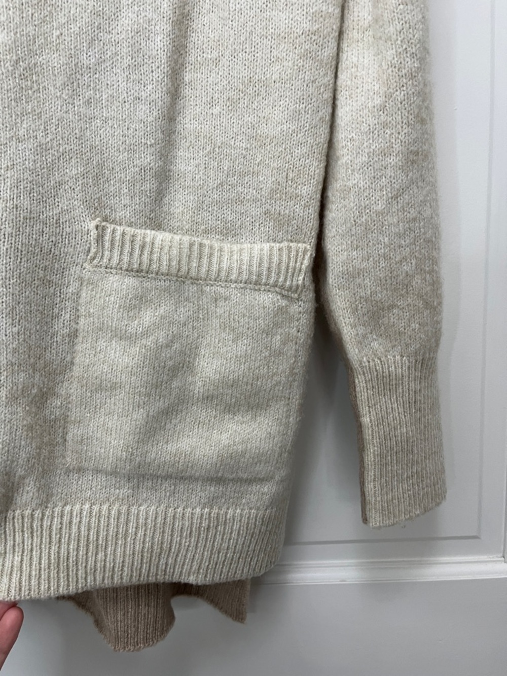 BB Dakota Steve Madden Study Date Two Toned Color Blocked Cardigan - Size Large - Picture 4 of 11